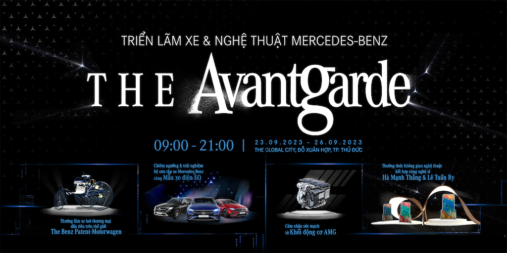 Mercedes-Benz Việt Nam sẽ tổ chức sự kiện Mercedes-Benz: The Avantgarde 2023 – Triển lãm xe và nghệ thuật tại The Global City